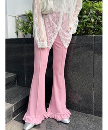 WC | グリッターフリルフレアパンツ(その他パンツ)