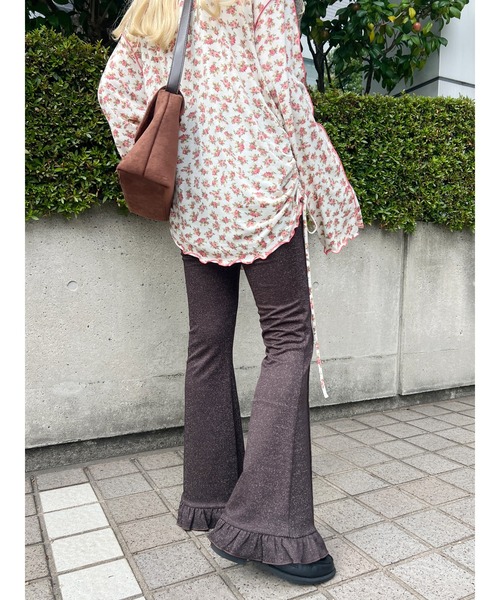 GUAPA ピンク フレアパンツ 未使用タグ付き ワイドパンツ フレア