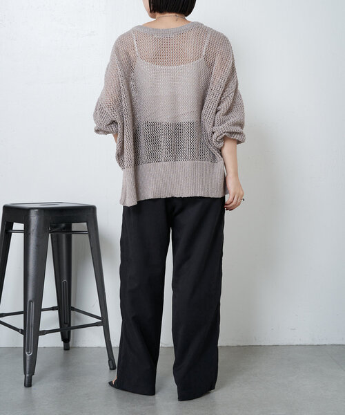 Jena espace merveilleux(ジェナ エスパスメルヴェイユ)の「パイピングイージーパンツ(その他パンツ・レディース・ベージュ/ブラック/カーキ・FREE)」の7枚目の写真