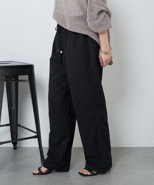 Jena espace merveilleux(ジェナ エスパスメルヴェイユ)の「パイピングイージーパンツ(その他パンツ・レディース・ベージュ/ブラック/カーキ・FREE)」の9枚目の写真