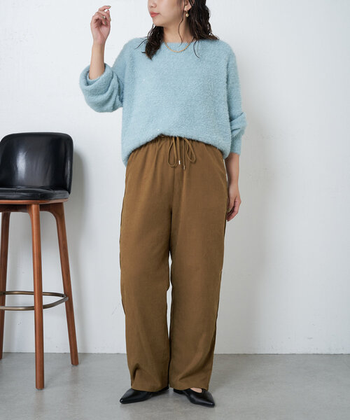 Jena espace merveilleux(ジェナ エスパスメルヴェイユ)の「パイピングイージーパンツ(その他パンツ・レディース・ベージュ/ブラック/カーキ・FREE)」の18枚目の写真