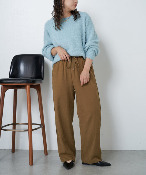 Jena espace merveilleux(ジェナ エスパスメルヴェイユ)の「パイピングイージーパンツ(その他パンツ・レディース・ベージュ/ブラック/カーキ・FREE)」の19枚目の写真