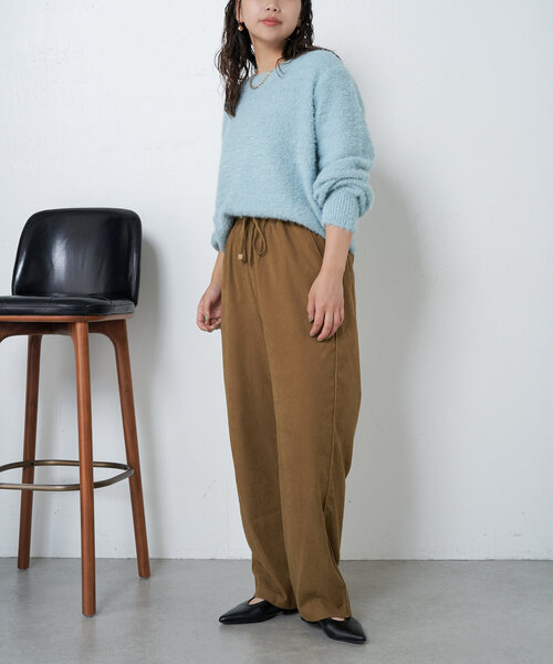 Jena espace merveilleux(ジェナ エスパスメルヴェイユ)の「パイピングイージーパンツ(その他パンツ・レディース・ベージュ/ブラック/カーキ・FREE)」の20枚目の写真