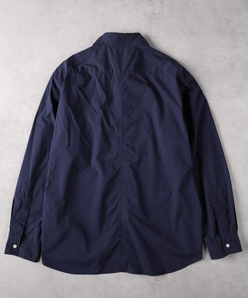 BACK NUMBER(バックナンバー)の「BACK NUMBER(バックナンバー)ウォッシュドブロード長袖シャツ(シャツ/ブラウス・メンズ・ネイビー/ホワイト/ブラウン・S/M/L/XL)」の13枚目の写真