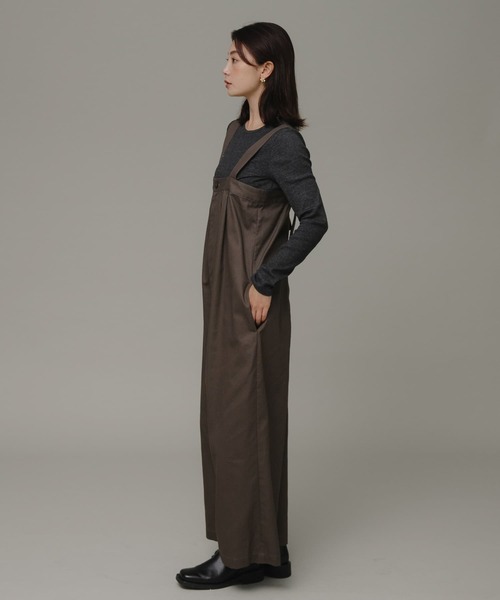 URBAN RESEARCH Sonny Label(アーバンリサーチサニーレーベル)の「ハイウエストタックサロペット(サロペット/オーバーオール・レディース・ブラック/ブラウン・FREE)」の15枚目の写真