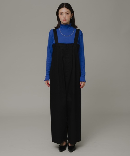 URBAN RESEARCH Sonny Label(アーバンリサーチサニーレーベル)の「ハイウエストタックサロペット(サロペット/オーバーオール・レディース・ブラック/ブラウン・FREE)」の17枚目の写真