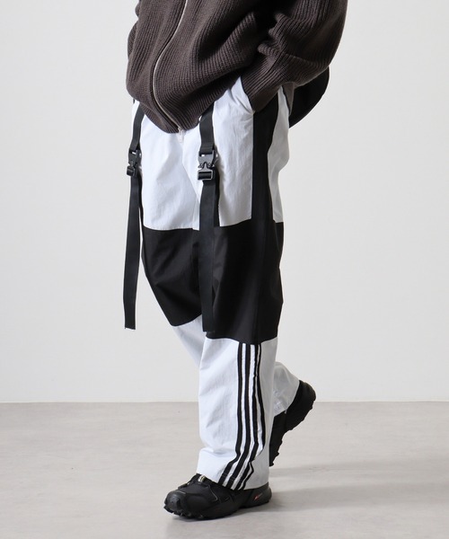 BAY CREST(ベイクレスト)の「Cyber nylon pants / サイバー切替ナイロンパンツ unisex(その他パンツ・メンズ・ホワイト×ブラック/ブラック×グリーン/ブラック×ホワイト・M/L)」の18枚目の写真