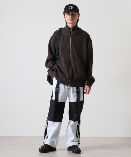 BAY CREST(ベイクレスト)の「Cyber nylon pants / サイバー切替ナイロンパンツ unisex(その他パンツ・メンズ・ホワイト×ブラック/ブラック×グリーン/ブラック×ホワイト・M/L)」の21枚目の写真