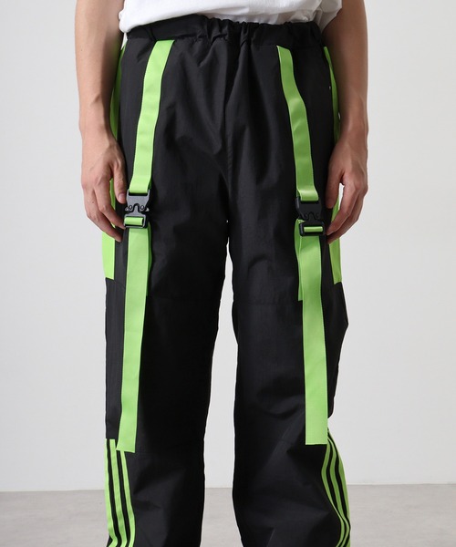 BAY CREST(ベイクレスト)の「Cyber nylon pants / サイバー切替ナイロンパンツ unisex(その他パンツ・メンズ・ホワイト×ブラック/ブラック×グリーン/ブラック×ホワイト・M/L)」の12枚目の写真