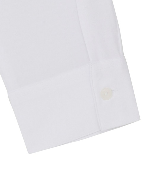 TOKYO SHIRTS（トウキョウシャツ）の「COFREX 前立ミニフリル レディース長袖フリルシャツ（シャツ/ブラウス・レディース・ホワイト・LL/M/L/XL/S）」の4枚目の写真