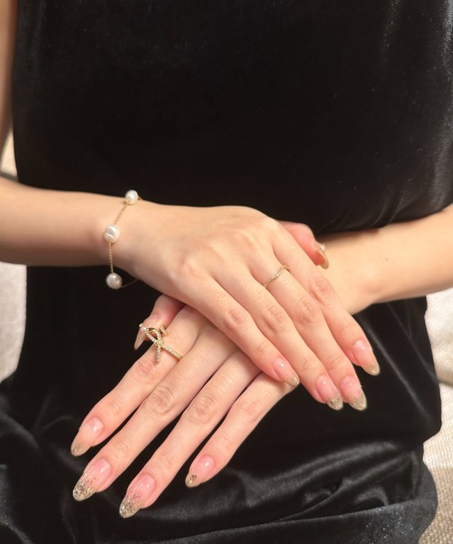 ciite'(シーテ)の「wave bijou ring(リング・レディース・ゴールド・FREE)」の11枚目の写真