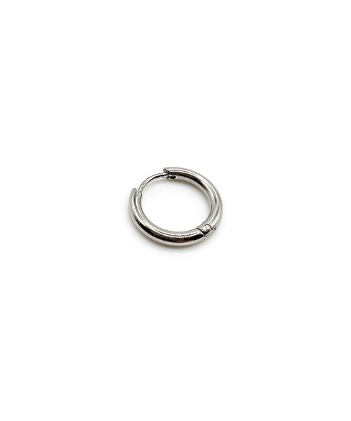 Import & Select(インポートアンドセレクト)の「KISHOKACHI 希少価値 シンプルクリッカーステンレスピアス 内径17mm(ピアス(片耳用)・メンズ・ブラック/シルバー/ゴールド・FREE)」の3枚目の写真