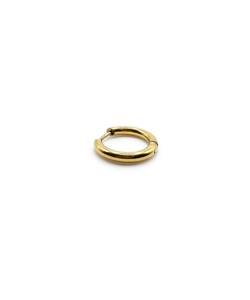 Import & Select(インポートアンドセレクト)の「KISHOKACHI 希少価値 シンプルクリッカーステンレスピアス 内径17mm(ピアス(片耳用)・メンズ・ブラック/シルバー/ゴールド・FREE)」の8枚目の写真