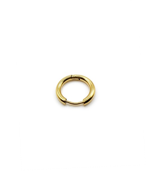 Import & Select(インポートアンドセレクト)の「KISHOKACHI 希少価値 シンプルクリッカーステンレスピアス 内径17mm(ピアス(片耳用)・メンズ・ブラック/シルバー/ゴールド・FREE)」の11枚目の写真