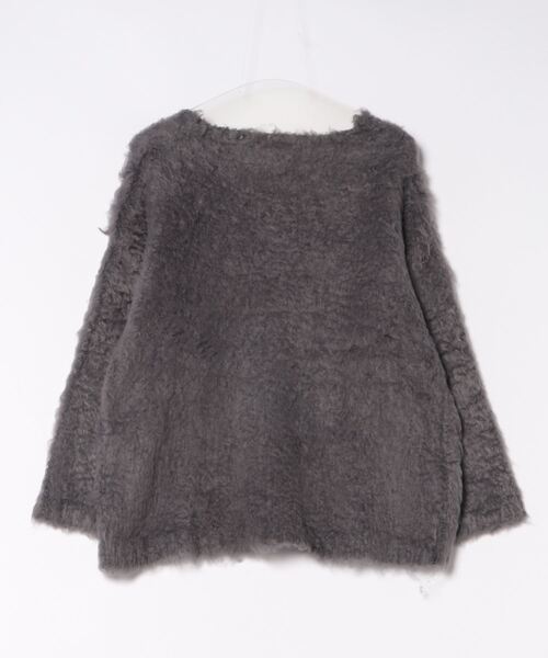 esutoreja（エストレジャ）の「Vネックモヘアニット（ニット/セーター・レディース・ベージュ/ブルー/チャコール・FREE）」の7枚目の写真