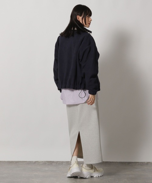 LAKOLE（ラコレ）の「刺繍ロゴフリースジャケット / 231681（その他アウター・レディース・グリーン/アイボリー/ネイビー・FREE）」の16枚目の写真