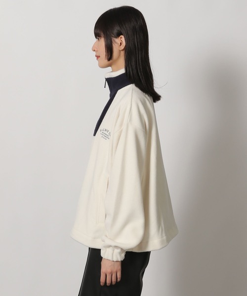 LAKOLE（ラコレ）の「刺繍ロゴフリースジャケット / 231681（その他アウター・レディース・グリーン/アイボリー/ネイビー・FREE）」の21枚目の写真