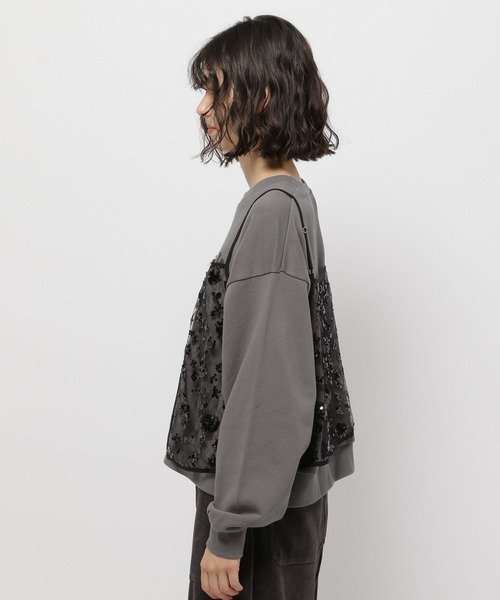 niko and...(ニコアンド)の「2WAYスパンコールキャミソール(キャミソール・レディース・ブラック/アイボリー・FREE)」の14枚目の写真