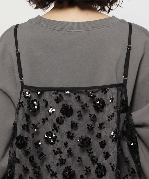 【未着用】BEAUTY&YOUTH スパンコールキャミソール 2WAY BEAUTY&YOUTH UNITED ARROWS（ビューティーアンドユース