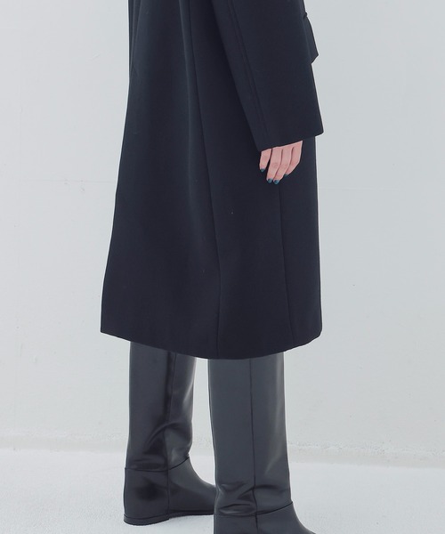 venit（ヴェニット）の「VENIT / bonding collor coat(ボンディングカラーコート)（その他アウター・レディース・ブラック・38）」の6枚目の写真