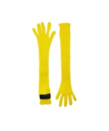 MSGM（エムエスジーエム）の「リブニット ウールブレンド ロンググローブ（手袋）」