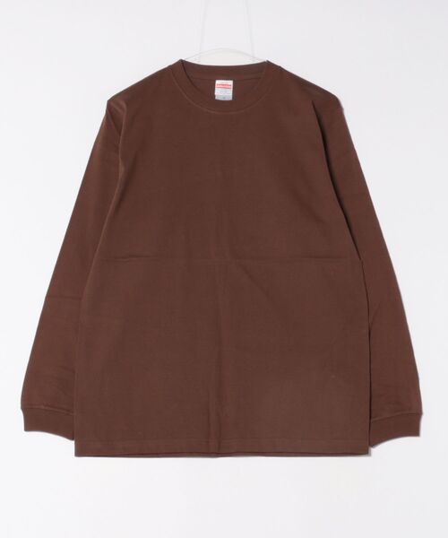 VIBGYOR（ヴィブジョー）の「United Athle/5.6オンス ロングスリーブリブ 無地 Tシャツ(CZ)（Tシャツ/カットソー・メンズ・ブラック/グリーン/グレー/ライトピンク/ライトオリーブ/ライム/ダークブラウン/レッド/エメラルドブルー/グレイッシュブルー/バイオレット/エンジ/ネイビー/ロイヤルブルー/サンドベージュ/ナチュラル/サファリグリーン/ホワイト/スミクロ/バーガンディー/アッシュグレー/ライトパープル・SMALL/LARGE/MEDIUM/X-LARGE）」の6枚目の写真