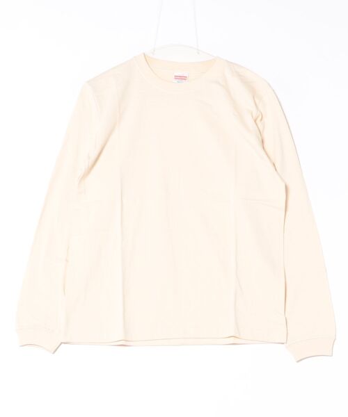 VIBGYOR（ヴィブジョー）の「United Athle/5.6オンス ロングスリーブリブ 無地 Tシャツ(CZ)（Tシャツ/カットソー・メンズ・ブラック/グリーン/グレー/ライトピンク/ライトオリーブ/ライム/ダークブラウン/レッド/エメラルドブルー/グレイッシュブルー/バイオレット/エンジ/ネイビー/ロイヤルブルー/サンドベージュ/ナチュラル/サファリグリーン/ホワイト/スミクロ/バーガンディー/アッシュグレー/ライトパープル・SMALL/LARGE/MEDIUM/X-LARGE）」の8枚目の写真