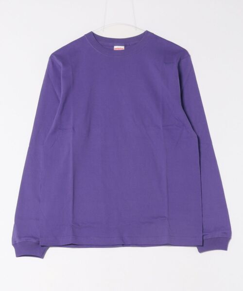 VIBGYOR（ヴィブジョー）の「United Athle/5.6オンス ロングスリーブリブ 無地 Tシャツ(CZ)（Tシャツ/カットソー・メンズ・ブラック/グリーン/グレー/ライトピンク/ライトオリーブ/ライム/ダークブラウン/レッド/エメラルドブルー/グレイッシュブルー/バイオレット/エンジ/ネイビー/ロイヤルブルー/サンドベージュ/ナチュラル/サファリグリーン/ホワイト/スミクロ/バーガンディー/アッシュグレー/ライトパープル・SMALL/LARGE/MEDIUM/X-LARGE）」の18枚目の写真