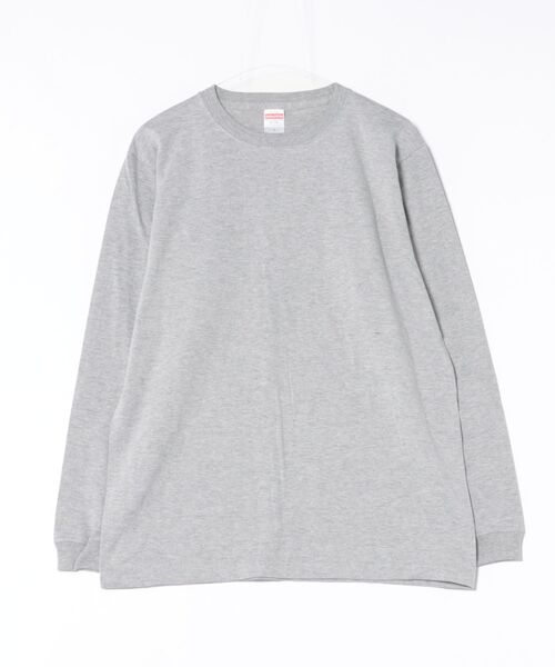 VIBGYOR（ヴィブジョー）の「United Athle/5.6オンス ロングスリーブリブ 無地 Tシャツ(CZ)（Tシャツ/カットソー・メンズ・ブラック/グリーン/グレー/ライトピンク/ライトオリーブ/ライム/ダークブラウン/レッド/エメラルドブルー/グレイッシュブルー/バイオレット/エンジ/ネイビー/ロイヤルブルー/サンドベージュ/ナチュラル/サファリグリーン/ホワイト/スミクロ/バーガンディー/アッシュグレー/ライトパープル・SMALL/LARGE/MEDIUM/X-LARGE）」の5枚目の写真