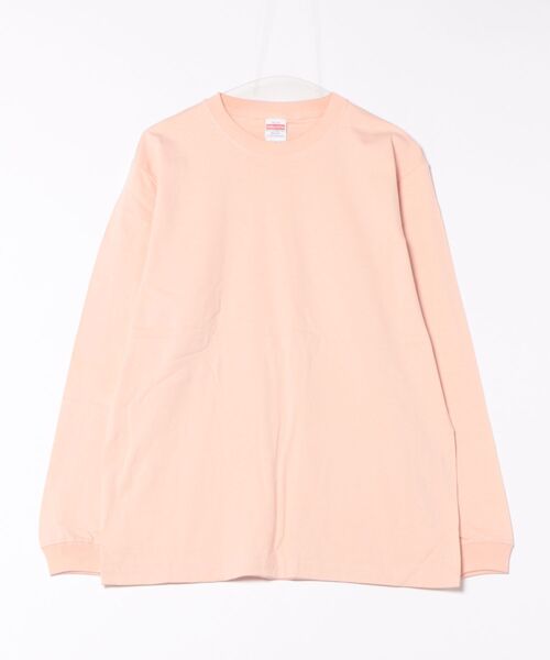 VIBGYOR（ヴィブジョー）の「United Athle/5.6オンス ロングスリーブリブ 無地 Tシャツ(CZ)（Tシャツ/カットソー・メンズ・ブラック/グリーン/グレー/ライトピンク/ライトオリーブ/ライム/ダークブラウン/レッド/エメラルドブルー/グレイッシュブルー/バイオレット/エンジ/ネイビー/ロイヤルブルー/サンドベージュ/ナチュラル/サファリグリーン/ホワイト/スミクロ/バーガンディー/アッシュグレー/ライトパープル・SMALL/LARGE/MEDIUM/X-LARGE）」の19枚目の写真