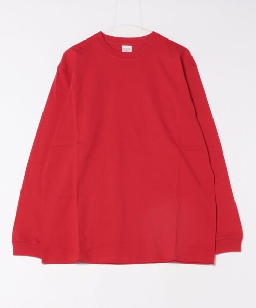 VIBGYOR（ヴィブジョー）の「United Athle/5.6オンス ロングスリーブリブ 無地 Tシャツ(CZ)（Tシャツ/カットソー・メンズ・ブラック/グリーン/グレー/ライトピンク/ライトオリーブ/ライム/ダークブラウン/レッド/エメラルドブルー/グレイッシュブルー/バイオレット/エンジ/ネイビー/ロイヤルブルー/サンドベージュ/ナチュラル/サファリグリーン/ホワイト/スミクロ/バーガンディー/アッシュグレー/ライトパープル・SMALL/LARGE/MEDIUM/X-LARGE）」の21枚目の写真