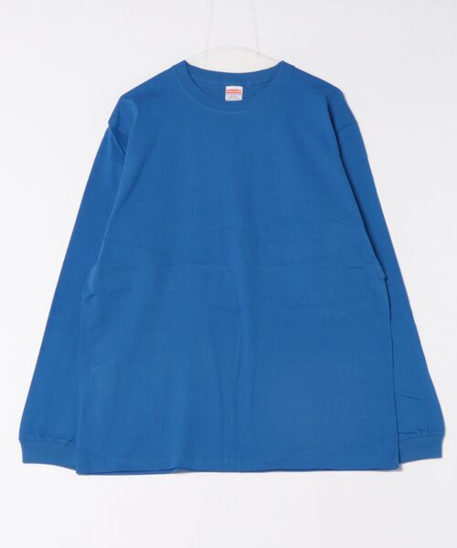 VIBGYOR（ヴィブジョー）の「United Athle/5.6オンス ロングスリーブリブ 無地 Tシャツ(CZ)（Tシャツ/カットソー・メンズ・ブラック/グリーン/グレー/ライトピンク/ライトオリーブ/ライム/ダークブラウン/レッド/エメラルドブルー/グレイッシュブルー/バイオレット/エンジ/ネイビー/ロイヤルブルー/サンドベージュ/ナチュラル/サファリグリーン/ホワイト/スミクロ/バーガンディー/アッシュグレー/ライトパープル・SMALL/LARGE/MEDIUM/X-LARGE）」の15枚目の写真