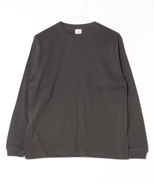 VIBGYOR（ヴィブジョー）の「United Athle/5.6オンス ロングスリーブリブ 無地 Tシャツ(CZ)（Tシャツ/カットソー・メンズ・ブラック/グリーン/グレー/ライトピンク/ライトオリーブ/ライム/ダークブラウン/レッド/エメラルドブルー/グレイッシュブルー/バイオレット/エンジ/ネイビー/ロイヤルブルー/サンドベージュ/ナチュラル/サファリグリーン/ホワイト/スミクロ/バーガンディー/アッシュグレー/ライトパープル・SMALL/LARGE/MEDIUM/X-LARGE）」の3枚目の写真