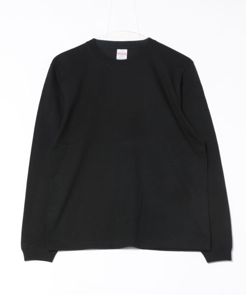 VIBGYOR（ヴィブジョー）の「United Athle/5.6オンス ロングスリーブリブ 無地 Tシャツ(CZ)（Tシャツ/カットソー・メンズ・ブラック/グリーン/グレー/ライトピンク/ライトオリーブ/ライム/ダークブラウン/レッド/エメラルドブルー/グレイッシュブルー/バイオレット/エンジ/ネイビー/ロイヤルブルー/サンドベージュ/ナチュラル/サファリグリーン/ホワイト/スミクロ/バーガンディー/アッシュグレー/ライトパープル・SMALL/LARGE/MEDIUM/X-LARGE）」の2枚目の写真