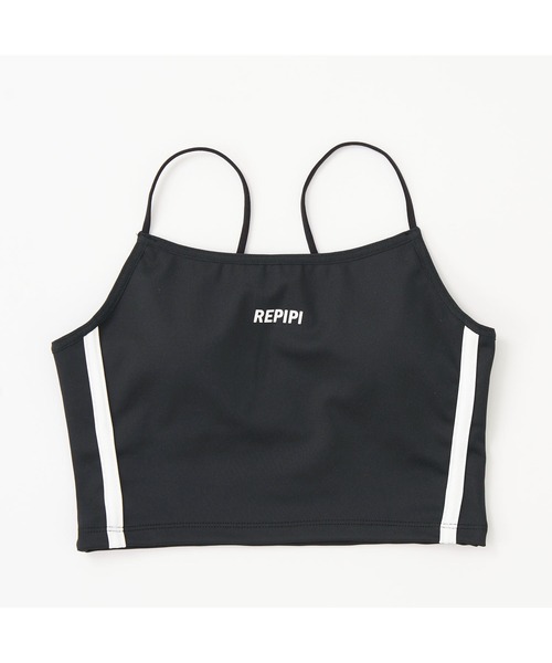 repipi armario（レピピ アルマリオ）の「repipi armario/レピピアルマリオ キッズ ショート丈 パッド付き スポブラ キャミソール ブラジャー 半袖 Tシャツ セットアイテム（Tシャツ/カットソー・キッズ・ホワイト/ブラック・170cm/150cm/160cm/140cm）」の19枚目の写真