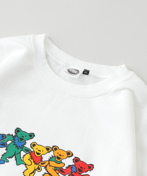 Grateful Dead(グレイトフルデッド)の「Grateful Dead RED LOGO 5 COLORED BEAR(スウェット・メンズ・ホワイト・X-LARGE/LARGE)」の4枚目の写真