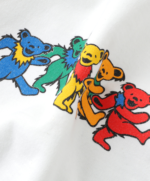 Grateful Dead(グレイトフルデッド)の「Grateful Dead RED LOGO 5 COLORED BEAR(スウェット・メンズ・ホワイト・X-LARGE/LARGE)」の2枚目の写真