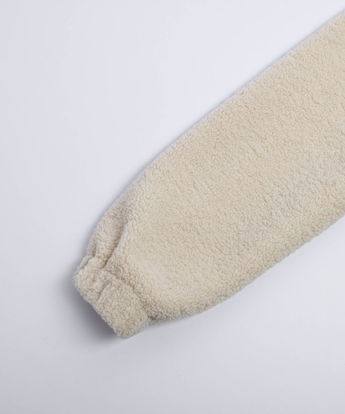 AMELY（エミリー）の「異素材切替 スタンドネック ボアジャケット（その他アウター・レディース・ベージュ/ブラック・フリー）」の20枚目の写真