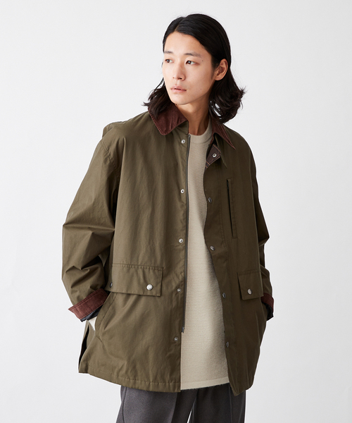 B.C STOCK(ベーセーストック)の「WEATHER FIELD JACKET / 撥水(ミリタリージャケット・メンズ・ブラック/カーキ/アイボリー・MEDIUM/LARGE)」の3枚目の写真