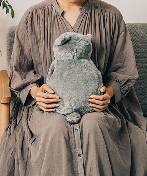 FREAK'S STORE（フリークスストア）の「PRISMATE/プリスメイト 蓄熱式 ねこ湯たんぽ（生活家電・メンズ・ベージュ/グレー・ONE SIZE）」の10枚目の写真