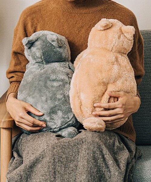 FREAK'S STORE（フリークスストア）の「PRISMATE/プリスメイト 蓄熱式 ねこ湯たんぽ（生活家電・メンズ・ベージュ/グレー・ONE SIZE）」の6枚目の写真