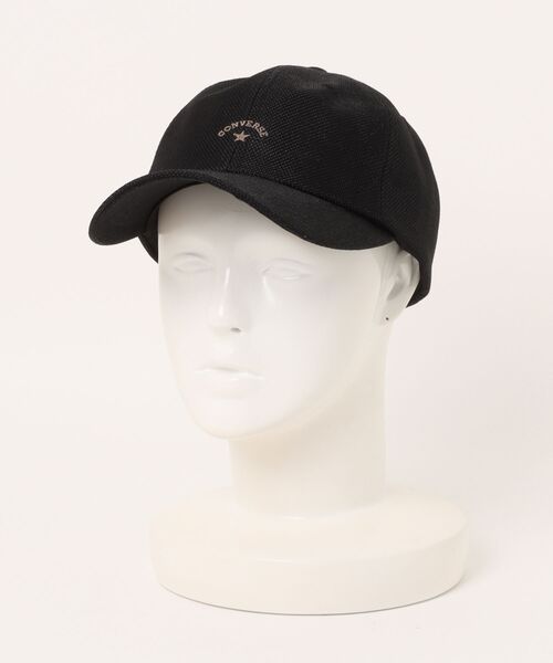 CONVERSE(コンバース)の「CONVERSE/コンバース ☆CNU POLYESTER SHEET 6P CAP(キャップ・レディース・ブラック/ライトベージュ/ピンク・57~59cm)」の8枚目の写真