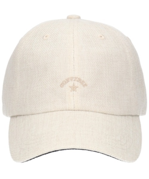 CONVERSE(コンバース)の「CONVERSE/コンバース ☆CNU POLYESTER SHEET 6P CAP(キャップ・レディース・ブラック/ライトベージュ/ピンク・57~59cm)」の6枚目の写真