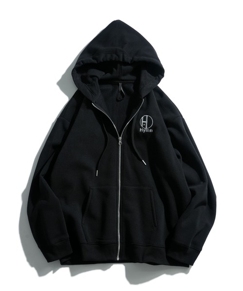 セール】graphic logo back print full zip hoodie/グラフィックロゴ
