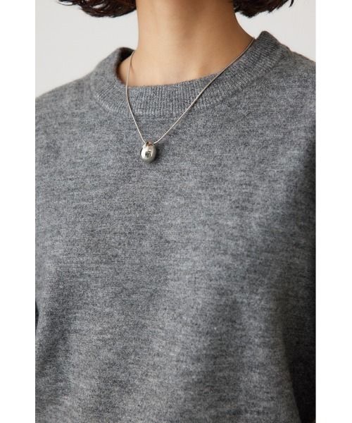 crie conforto（クリーコンフォルト）の「タックスリーブニット　長袖 / 冬服（ニット/セーター・レディース・オフホワイト/グレー/ブラック・FREE）」の7枚目の写真