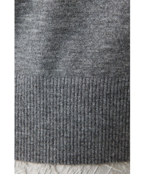 crie conforto（クリーコンフォルト）の「タックスリーブニット　長袖 / 冬服（ニット/セーター・レディース・オフホワイト/グレー/ブラック・FREE）」の12枚目の写真