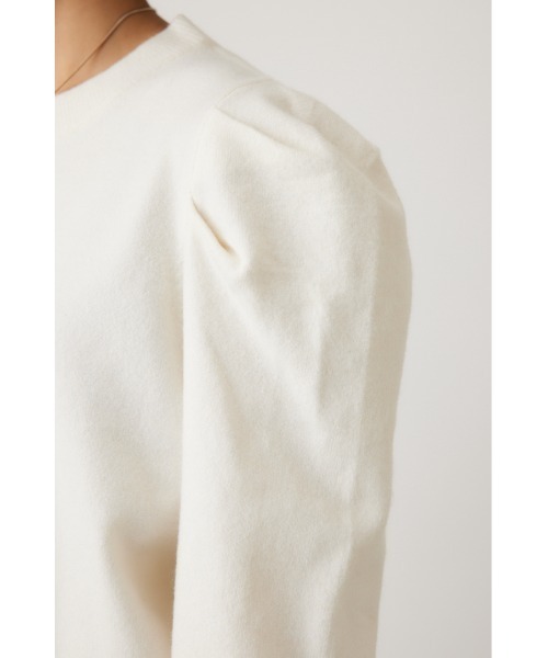 crie conforto（クリーコンフォルト）の「タックスリーブニット　長袖 / 冬服（ニット/セーター・レディース・オフホワイト/グレー/ブラック・FREE）」の21枚目の写真