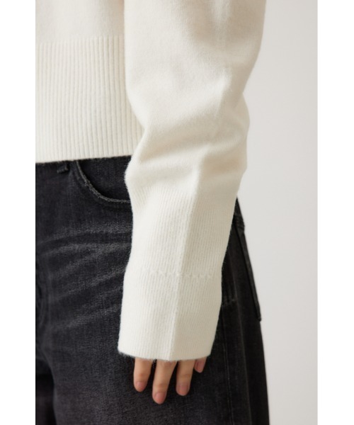 crie conforto（クリーコンフォルト）の「タックスリーブニット　長袖 / 冬服（ニット/セーター・レディース・オフホワイト/グレー/ブラック・FREE）」の22枚目の写真