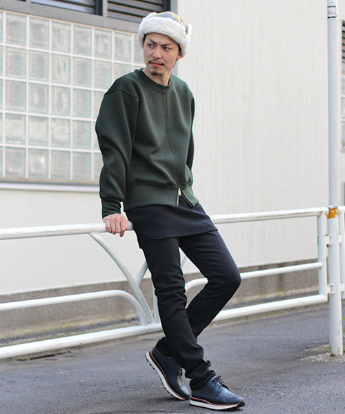 Lui's(ルイス)の「GREY HOUN」(グレイ・ハウンド) カットソー(スウェット・メンズ・ブラック/カーキ・SMALL/MEDIUM)」の10枚目の写真