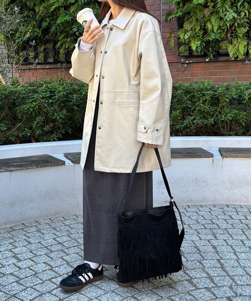 ISOOK（アイスー）の「【ISOOK / アイスー】リブタイトロングスカート / リブニット ナロースカート カラースカート  ZOZOTOWN限定（スカート・レディース・ブルー/チャコール/ブラック・FREE）」の22枚目の写真